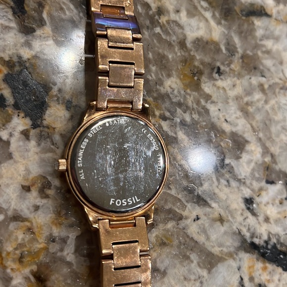 Fossil rose gold with bling and second hand - Picture 4 of 4